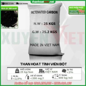 Than hoạt tính than hoat tinh CH dang bot 25kg 300x300 - Than hoạt tính