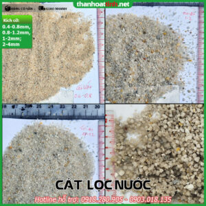 Cát ướt đỡ vật liệu lọc nước nhiều kích thước Cát ướt đỡ vật liệu lọc nước nhiều kích thước