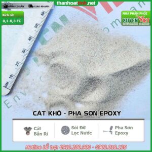 cát thạch anh khô bắn rỉ tàu, sơn epoxy 0,1-0,3-FC