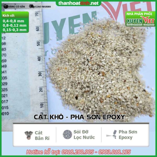 Phun cát tạo nhám cần kích thước bao nhiêu? cat thach anh kho chuyen ban tau lam khuon duc 600x600 - Phun cát tạo nhám cần kích thước bao nhiêu?