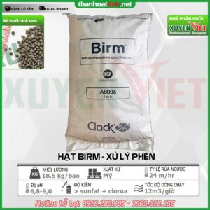 Hạt birm chuyên lọc nước phèn