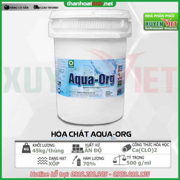 Cách nâng độ ph của nước về ngưỡng an toàn Hoa chat chlorine Aqua Org 600x600 - Cách nâng độ ph của nước về ngưỡng an toàn