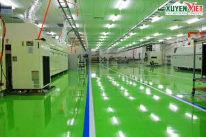 Quy trình pha sơn chống trơn đường dốc