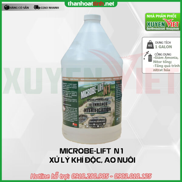 Vi sinh xu ly Nito MICROBE LIFT N1 600x600 - 5 C&aacute;ch xử l&yacute; nước ao bị &ocirc; nhiễm đơn giản bạn cần biết