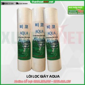 Lõi lọc giấy xếp Aqua - lõi bông nén giá rẻ