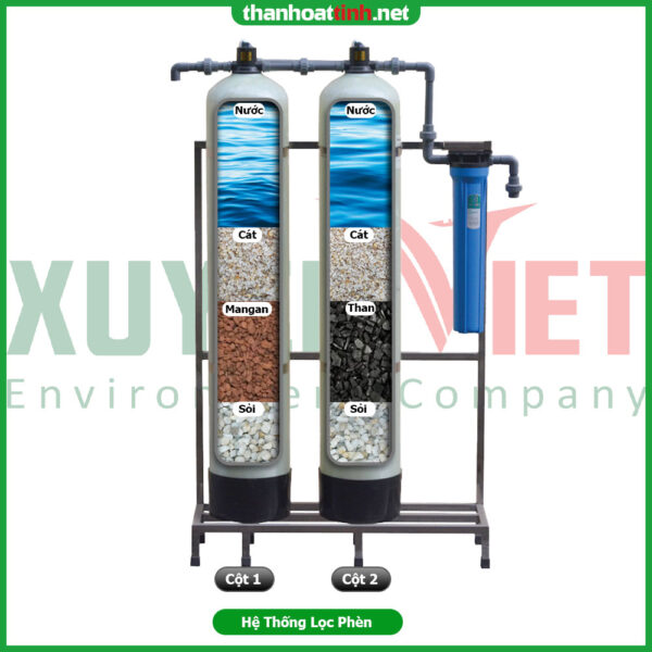 He thong loc nuoc khu phen 600x600 - Tư vấn lắp đặt hệ thống lọc phèn nước giếng khoan