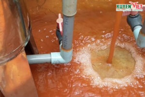 Hình ảnh nước nhiễm phèn