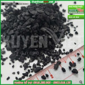 Than hoạt tính modi Ấn Độ Dạng Hạt 816 Than hoạt tính Ấn Độ Modi - kích thước 816