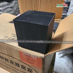 Than hoạt tính tổ ong lọc khí - khử mùi công nghiệp than hoạt tính tổ ong 10x10 3mm 400 iod