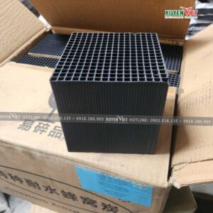 Than hoạt tính tổ ong lọc khí - khử mùi công nghiệp than hoạt tính tổ ong 10x10 5mm 400iod