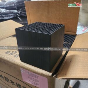 Than hoạt tính tổ ong lọc khí - khử mùi công nghiệp than hoạt tính tổ ong 10x10 5mm 600iod