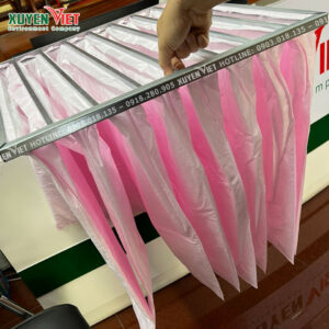 Khung lọc bụi công nghiệp - Túi lọc khí F6-F7 ảnh thực tế Khung lọc khí F7