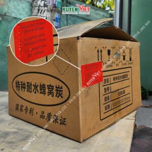 Than hoạt tính tổ ong lọc khí - khử mùi công nghiệp ảnh thực tế hộp than hoạt tính tổ ong 800mg/g, 18 viên