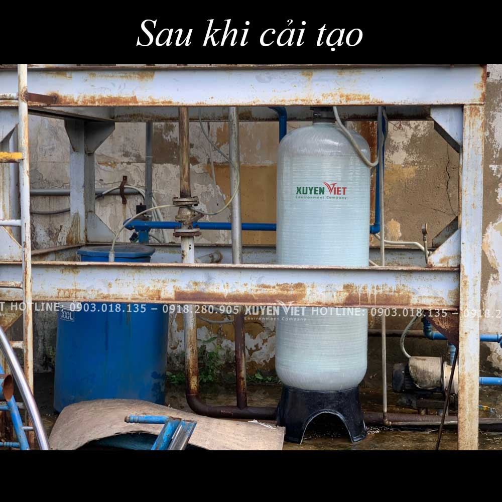 Truoc va sau khi Moi Truong Xuyen Viet cai tao he thong loc nuoc va vat lieu loc 1 - Địa Chỉ Bán Than Hoạt Tính Ấn Độ Uy Tín tại TP.HCM và Hà Nội