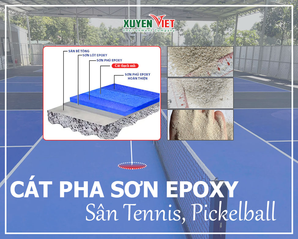 Công dụng, kích thước cát làm sân pickleball cần biết