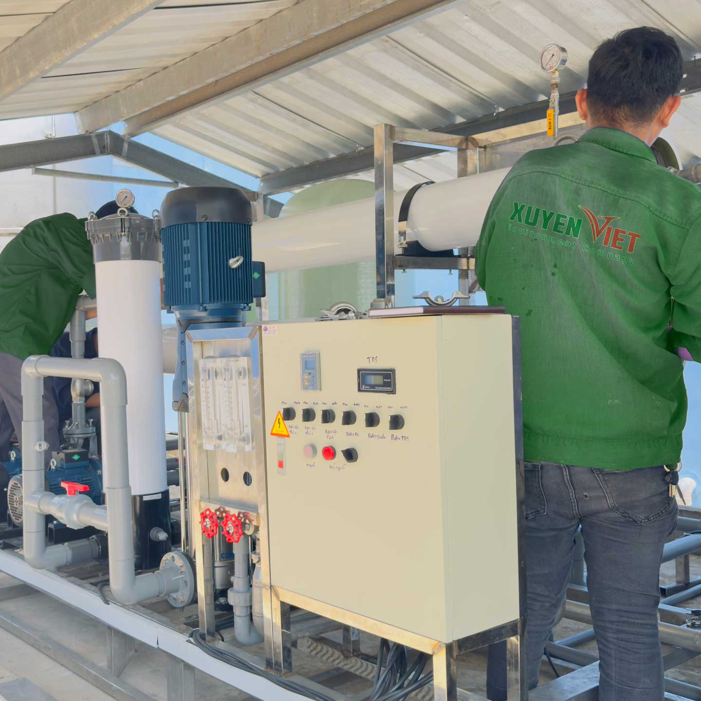 Lap dat he thong loc nuoc cho nha may che bien thuy san - Xử lý nước thải