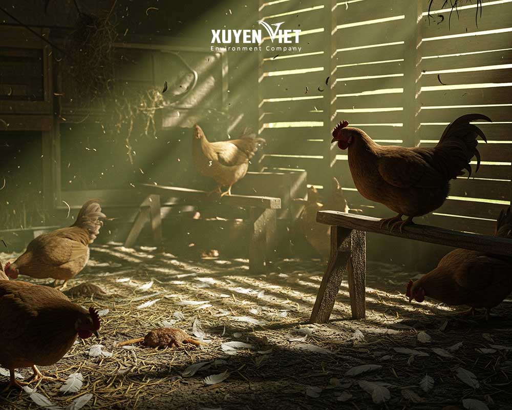 tac hai khi khong xu ly mui hoi chuong ga kip thoi - 6 C&aacute;ch Xử L&yacute; M&ugrave;i H&ocirc;i Chuồng G&agrave; Nhanh & Kh&ocirc;ng Chất H&oacute;a Học