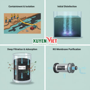 Các phương pháp xử lý nước thải sinh hoạt tràn khẩn cấp