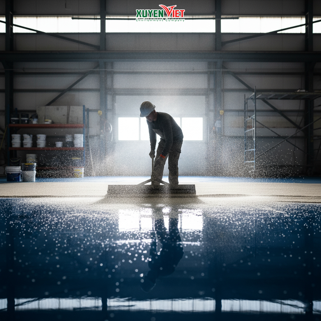 son chong truot ngoai troi cho san van dong - K&iacute;ch Thước C&aacute;t Pha Sơn Epoxy Ti&ecirc;u Chuẩn