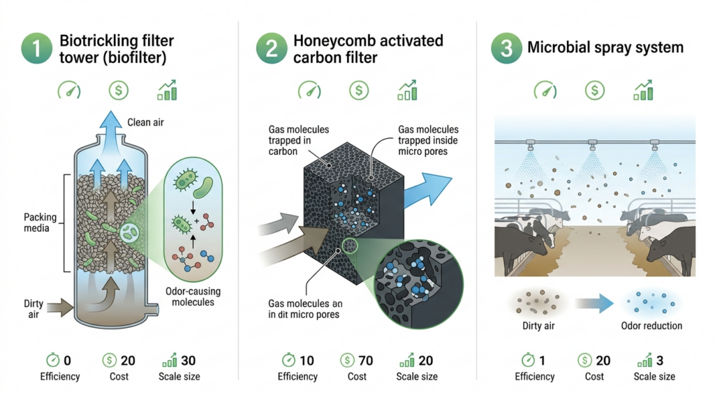 Cac Cong Nghe Loc Khi Thai Pho Bien Trong Chan Nuoi 1024x572 - 2 hệ thống lọc kh&iacute; thải chăn nu&ocirc;i, khử m&ugrave;i m&agrave; bạn chưa biết