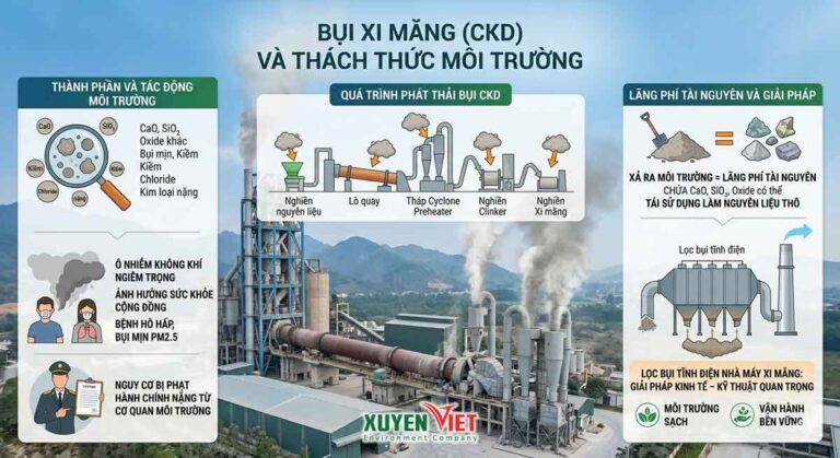 Tại sao phải lọc bụi tĩnh điện nhà máy xi măng?