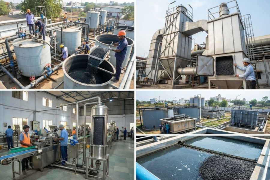 Cách Sử Dụng Than Hoạt Tính Ấn Độ Hiệu Quả Trong Xử Lý Nước Và Lọc Khí Ung dung cua than hoat tinh An Do - Cách Sử Dụng Than Hoạt Tính Ấn Độ Hiệu Quả Trong Xử Lý Nước Và Lọc Khí